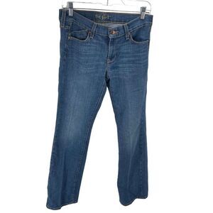 Old Navy the flirt Straight Leg Jeans Stretch 5 Pocket Medium Wash Blue 4 Regula